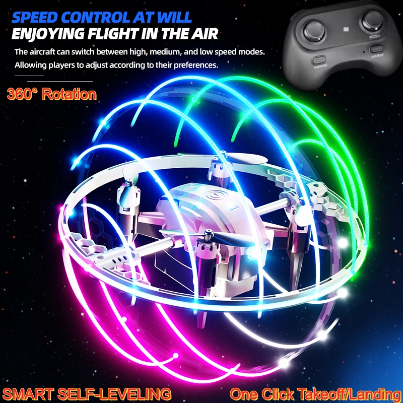Rc Helicopter Gas - RC Drone 360° Rotating Stunt Ligst