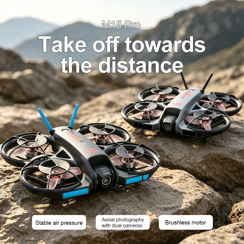 2026 New M15 FPV Drone with Sc - огляд і ціна Rc Helicopter Case
