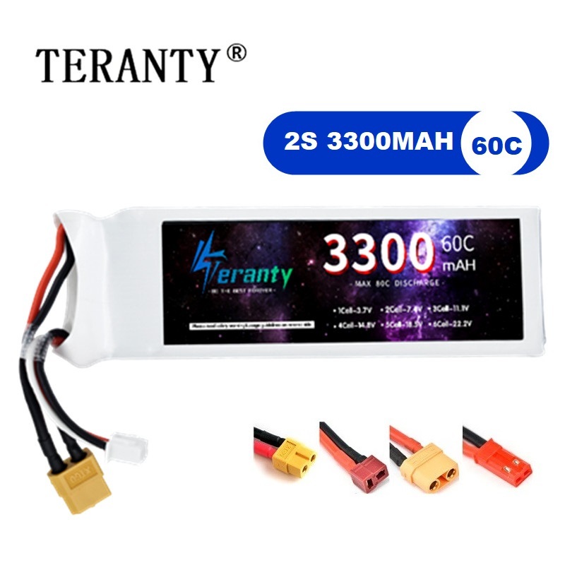2S 7.4V LiPo Battery 3300mAh 6 - огляд і ціна Rc Helicopter Battery